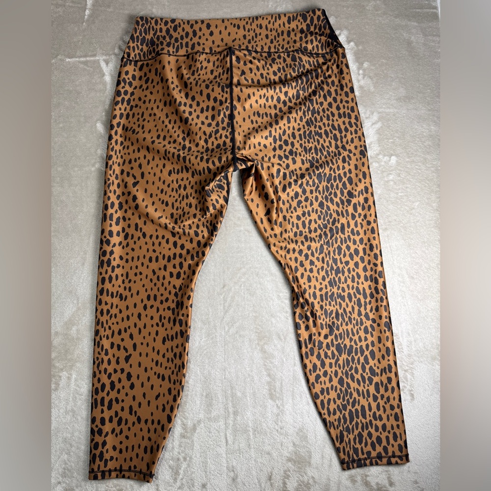 Good American‎ Leggings Women's Size 6 / 3XL Core Strength High Waist Cheetah - Picture 6 of 15